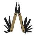 Мультитул LEATHERMAN Rebar Coyote c чехлом на кнопке, 17 инструментов