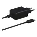 Сетевое зарядное устройство Samsung USB-C 45W + кабель Type-C to Type-C 1.8м (EP-T4511), цвет черный