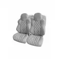 Универсальные чехлы из экокожи с ромбом на автомобильные сиденья