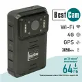 Видеорегистратор нагрудный BestCam A11 64гб GPS/глонасс, 4G, WI-Fi