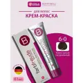 Крем-краска Berrywell для волос 6-0, Темно-русый натуральный, с коллагеном