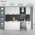 Кухонный гарнитур готовый 1,8 м Ника Нео со столешницей, мебель для кухни, Белый