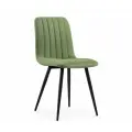 Стул на металлокаркасе Лайфмебель Дани зеленый / черный
