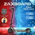 Электросамокат городской ZAXBOARD ES-9 PN AQUA TEM-245 (черный) (пневматика) с аквазащитой, с паспортом эсим
