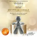 Ароматизатор для авто Mr&Mrs Fragrance CESARE Orange Flowers & Sandalwood Цитрус и Сандал, матовое серебро