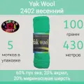 Пряжа Color City Yak wool 2402 весенний (100г/430м, упаковка 5 мотков)