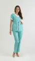 Костюм рабочий медицинский SPECMED-ODEGDA Полина, из сатори, с регулировкой по талии