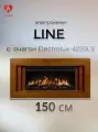 Электрокамин Line N с очагом Electrolux EFP/P - 4220LS (диагональ 42 дюйма, яркое пламя, пульт, звук, обогрев)