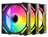 Вентиляторы для корпуса Xastra FS120B ARGB Reverse 3шт (FS120-3BA-SRX-GL)