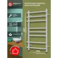 Полотенцесушитель электрический Point PN90858W П8 500x800 диммер справа, белый