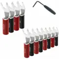 Разъем Лопатка Audioquest SureGrip100 Multi-Spade Silver (Set 12)