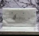 Maison Dor полотенце Love Micro белый/зелёные сердечки 1 шт. 50*100