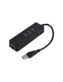 KS-is KS-405 адаптер с USB хабом USB 3.0 RJ45 LAN Gigabit