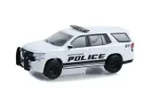 Chevrolet tahoe police pursuit vehicle whitestown metropolitan police department indiana 2022 white (длина модели 6-10 см)