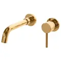 Смеситель скрытого монтажа для раковины Grocenberg GB511, скрытый монтаж, латунь, матовое золото