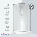 Душевая кабина Parly Bianco 90x90 стекло матовое, профиль матовый хром