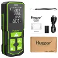 Лазерный дальномер Huepar S60, 60 м, чёрный, ударопрочный, USB-порт