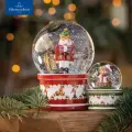 Новогодний снежный шар 17 см, Щелкунчик, Christmas Toy's, Villeroy & Boch, Премиум-Фарфор