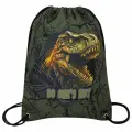 Мешок для обуви BRAUBERG PREMIUM, карман, подкладка, светоотражайка, 43х33 см, Dino attack, 272424 Набор - 2 шт.