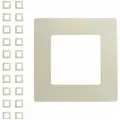 Рамка Legrand Etika одноместная универсальная слоновая кость (комплект из 50 шт)
