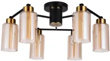 Потолочная люстра Arte Lamp Leo A7027PL-6BK