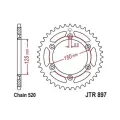 Звезда задняя (ведомая),(сталь) JT 897.52SC