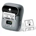 Термопринтер Phomemo M110, Bluetooth, двусторонний, с дисплеем, автоматическая печать Подарить 100 листов бумаги