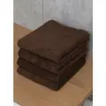 Набор махровых полотенец Sandal люкс 40*70 см, цвет - коричневый, пл. 450 гр. - 4 шт.