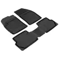 Коврики в салон для Ford Fusion (02-) /Fiesta (02-), резина, с перемычкой, 5 шт.