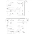 S K Накладки тормозные 1-рем 19036/19037 [419х178 96-отв 6х16][с заклепками]