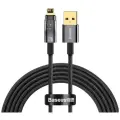 Кабель Baseus Explorer Series Auto Power-Off Fast Charging Data Cable USB to Lightning 2.4A 2m Black (CATS000501)