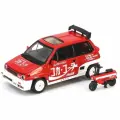 Машинка INNO64 1/64 Honda City Turbo II COCA COLA Livery With MOTOCOMPO Diecast Scale Model Car