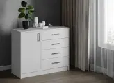 Комод большой Катрин 6, белый