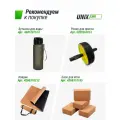 Батут спортивный для фитнеса и джампинга складной UNIX Line FITNESS Lite Orange, диаметр 125 см, до 130 кг