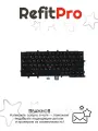 Клавиатура для Ноутбука Lenovo LenovoThinkPad X260 / X270 / A275 раскладка - русская, черная (01EN570)