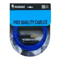 HeadMade Pro XLR(Male) to Jack 6.3(Male) stereo blue, 2m синий - микрофонный кабель