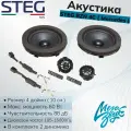 Автомобильная Акустика на Mercedes STEG BZN 4C Мерседес компонентная (к-т) (по штатным местам)