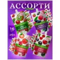 Протертые ягоды Ассорти набор без сахара 16 шт.