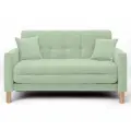 Диван-кровать Остин-макси, прямой, 140х80х81 , спальное 120*194, велюр мятный, Велутто 14
