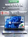 Игровой ноутбукN4000, 15.6, IPS-матрица, 8ГБ / 256ГБ SSD, Windows 10，11，Профессиональный Ноутбук для Всех Задач