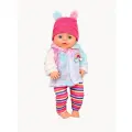 Кукла Пупс интерактивный 40см, 4 функции, 8 предметов, пьет, писает, можно купать