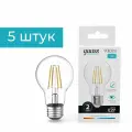 Лампа Gauss Filament Elementary А60 11W 930lm 4100К Е27 LED - 5 штук
