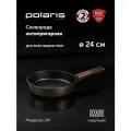 Polaris Сковорода антипригарная Megapolis-24F для индукционной плиты, 24 см