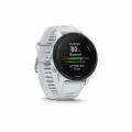 Умные часы Garmin Forerunner 165 AMOLED черные с белым ремешком