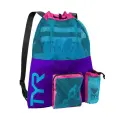 Рюкзак спортивный TYR Big Mesh Mummy Backpack, Purple, полиэстер