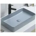 Раковина-чаша CeramaLux 60 78189MHL-4 Голубая фаянс накладная 60.5