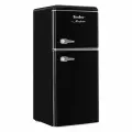 Холодильник TESLER RT-132 BLACK, черный, морозильная камера сверху, 128 л