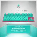 Игровая клавиатура проводная IO by Red Square Typex v2 Ice Cream, (G3ms Sapphire), Русская раскладка
