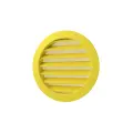 Решетка вентиляционная круглая D125 мм RAL1018 цинково-желтый матовый