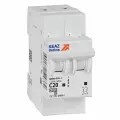 Выключатель автоматический КЭАЗ двухполюсный, 20А, C, 4,5кА, AC, OptiDin, BM63-2C20-4,5-УХЛ3